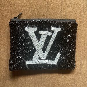 LV Beaded Pouch